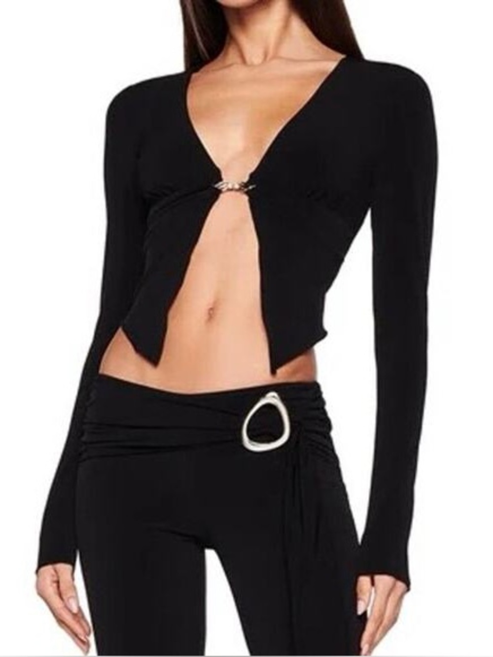 IAMGIA Kamalei Black Long Sleeve Top